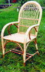 Плетеное кресло Дачное
